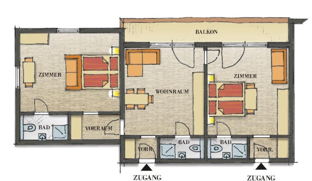 Haus Pregenzer Apartment Fiss Exterior foto